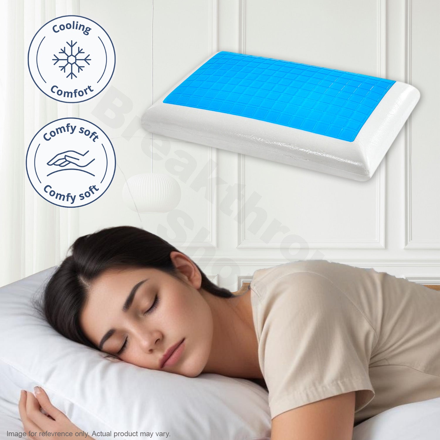 Fashion gel core pillow